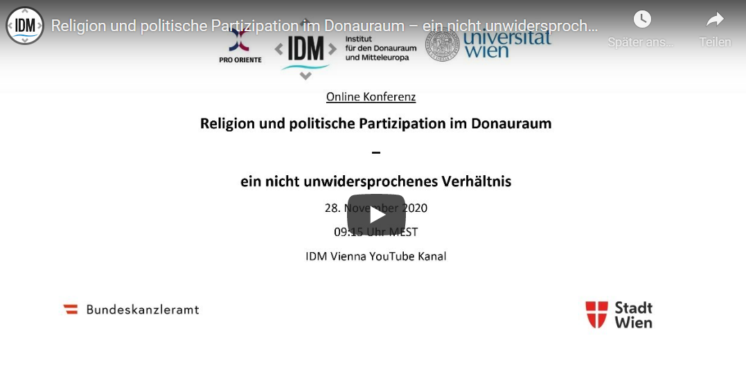 Religion und politische Partizipation im Donauraum – ein nicht unwidersprochenes Verhältnis